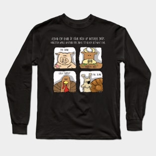 Vegan-ish Animals Crime Long Sleeve T-Shirt